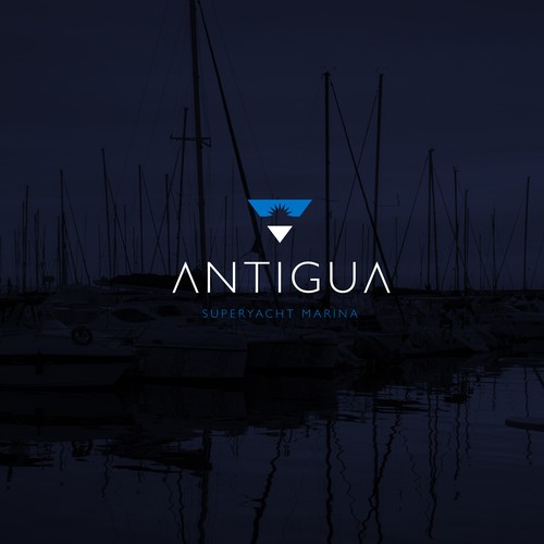 Logo for Antigua Superyacht Marina Design by Olivier Darbonville