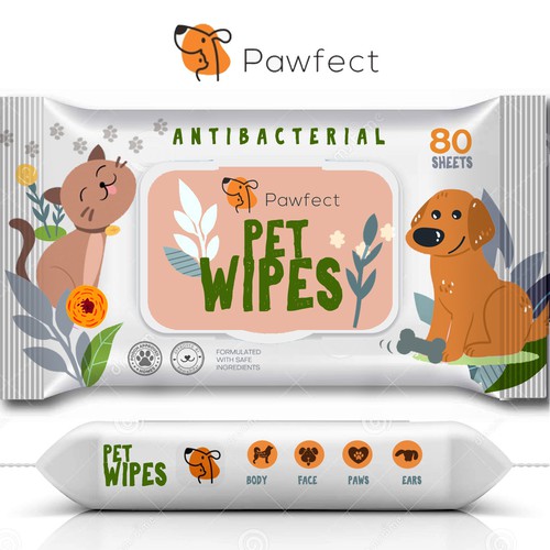 PAWFECT--the perfect pet brand Design by Ozike