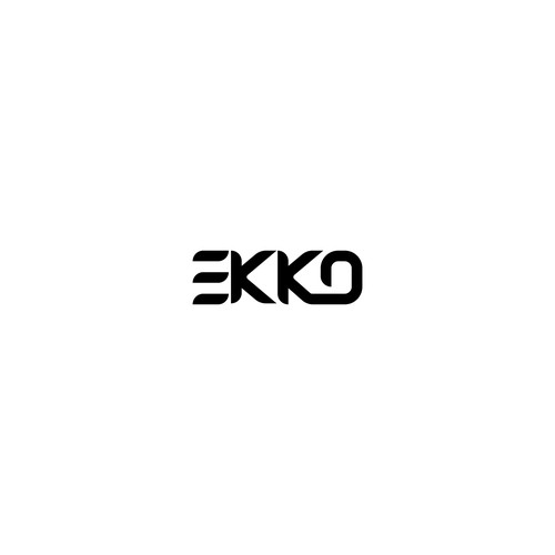 SIMPLE LOGO - ekko Letters then dm after Design by DezinerAds