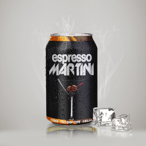 Logo / Product Design for new Espresso Martini beverage Design by BASSA