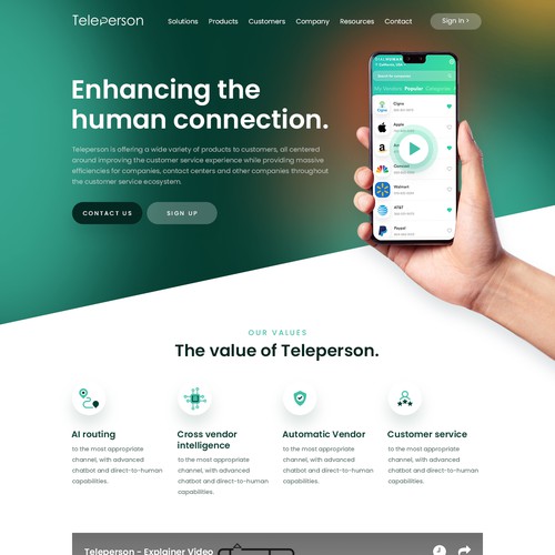 Redefining the customer service experience, enhancing the human connection! Design by MercClass
