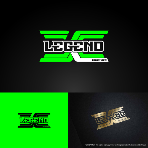 Legend X Truck Bed's Logo Design by diminish