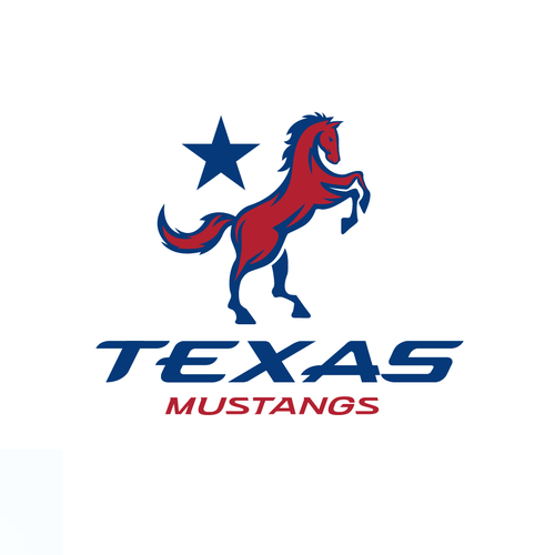 Diseño de Texas Mustangs de rulasic