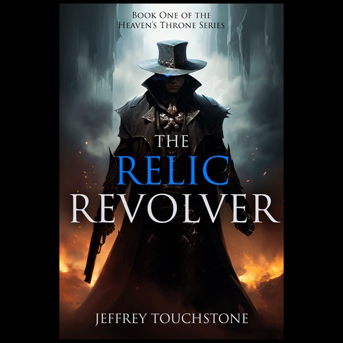 Cover and Spine Design for Fantasy Adventure Novel The Relic Revolver Design by Ace Silva