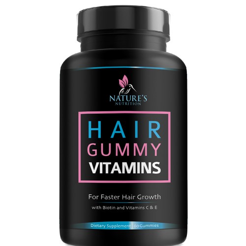 Nature's Nutrition needs a Gummy Vitamins black label Design by agooshe