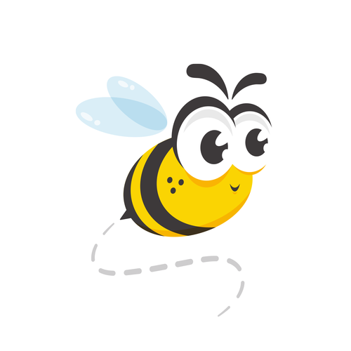 Bumble bee mascot for a Silicon Valley firm's internal employee engagement Design by Cuba Staniszewski