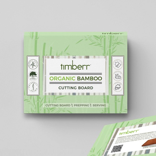 Diseño de Need an impressive packaging box design for a bamboo cutting board de reply11