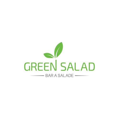 GREEN SALAD need his logo Design by JeDsign