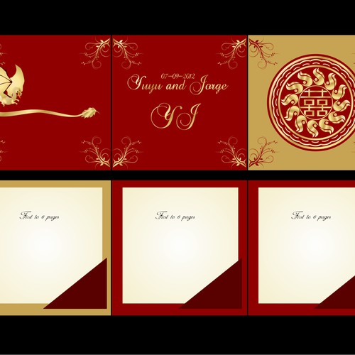 Wedding invitation card design needed for Yuyu & Jorge Réalisé par doarnora