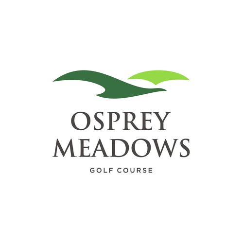 Golf Course Logo - Osprey Meadows Golf Course at Tamarack Design by Elbes™