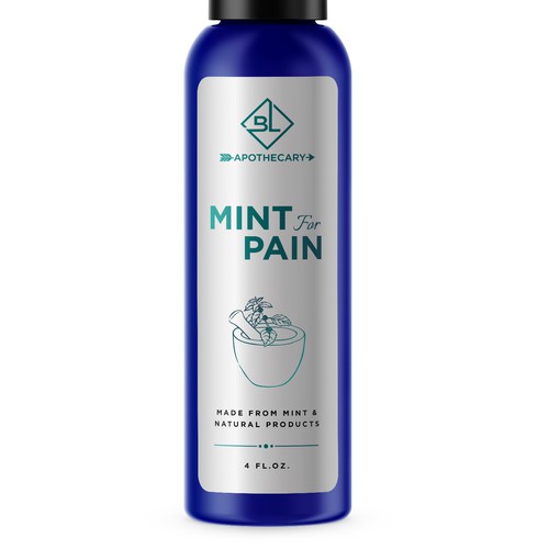 Pain Spray Label Design by Rifat_Jishan