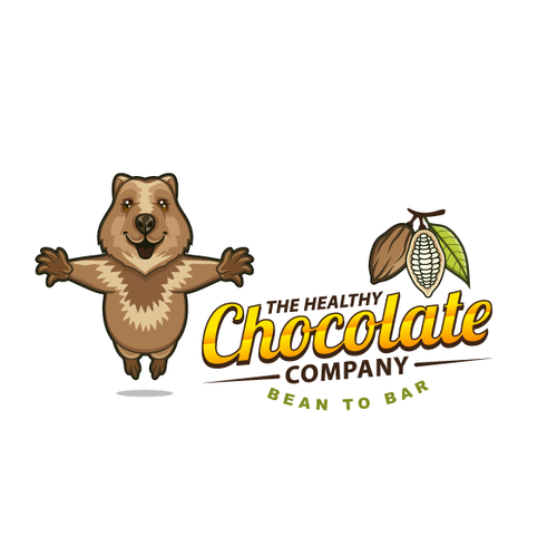 The Healthy Chocolate Company needs our happy mascot to be drawn and immortalised. Design by The Magical