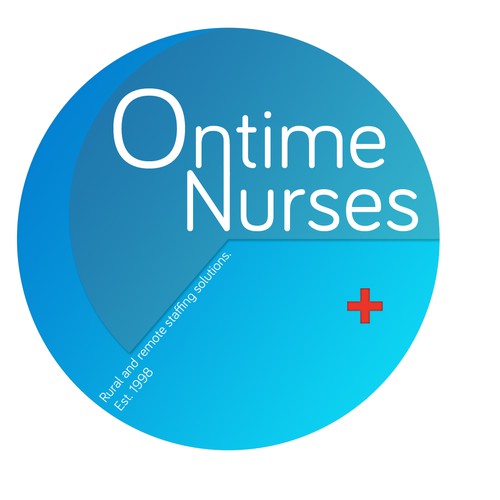 logo and business card for Ontime Nurses Design por EZRA 118