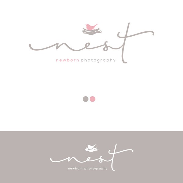 Logo for a newborn photographer