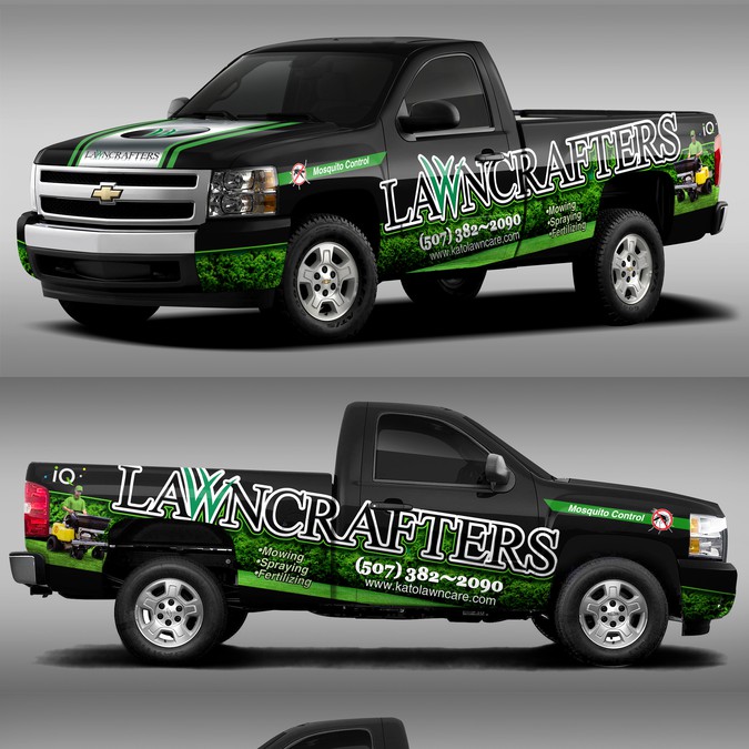 Help us design an eye catching wrap for our spray truck! Car, truck