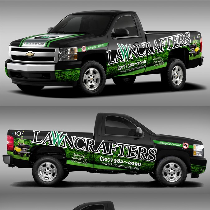 Help us design an eye catching wrap for our spray truck! | Car, truck ...