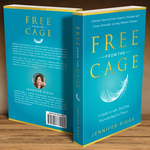 Free From the Cage book cover--Self help/emotional freedom Design by Klassic Designs