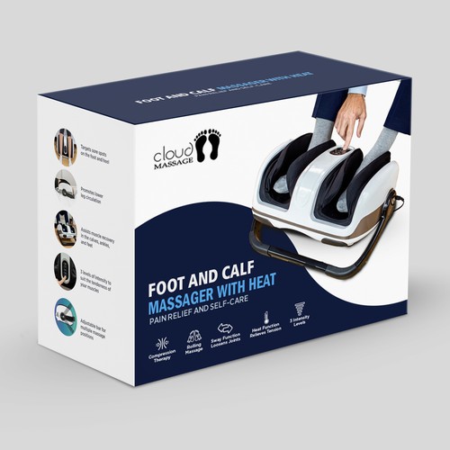 Ecom/Retail - Foot Massager Box Design Design by Rajith Shantha