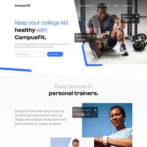 Design a Modern-Style Website with a MAIN Focus of Converting Sales for our Online Coaching Services Design by keen.graphic