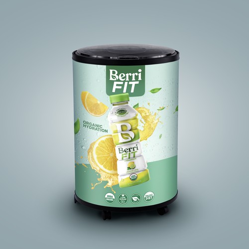 Branded Beverage Cooler Design by sougatacreative