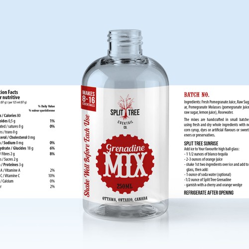 Create a custom group of labels for cocktail mixes! Design by bakelis