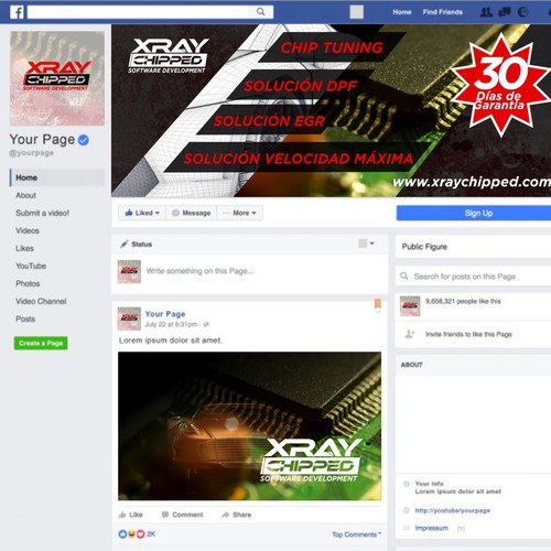 "Nueva imagen para compañía de tecnología automotriz" winning Logo & social media pack