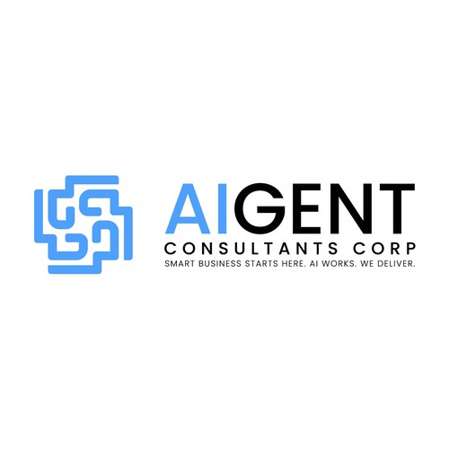 AI Agent Company: Appealing to small to medium sized businesses. Design by sriredjeki