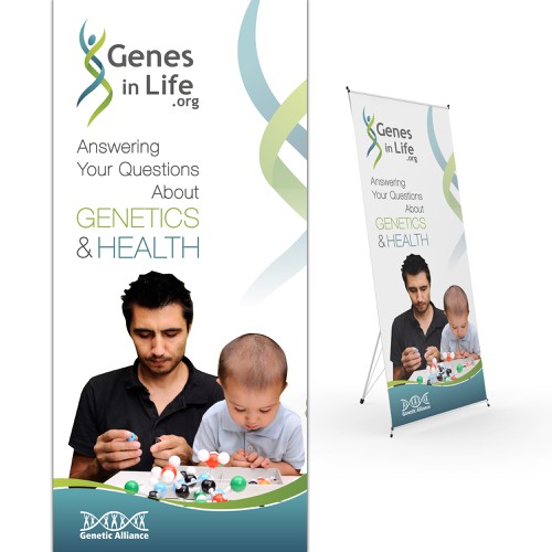 Create a conference poster for Genetic Alliance! Design by LocLe