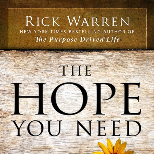 Design Rick Warren's New Book Cover Diseño de Brotherton