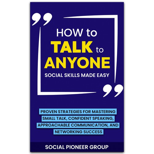 HELP!! Best-seller Ebook Cover: How To Talk To Anyone Ontwerp door Almas Furqan