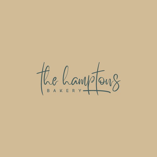 The Hamptons Bakery Logo Design by Naveera S. Aftab