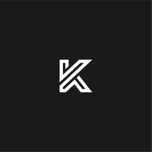Design a logo with the letter "K" Diseño de Enkin