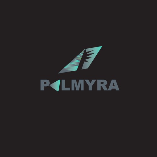 Palmyra Logo Context - Mix of History and Technology Design by ZOM