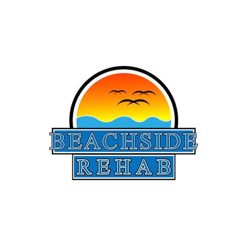 Log design for exclusive addiction treatment center Design by FORTUNATELY