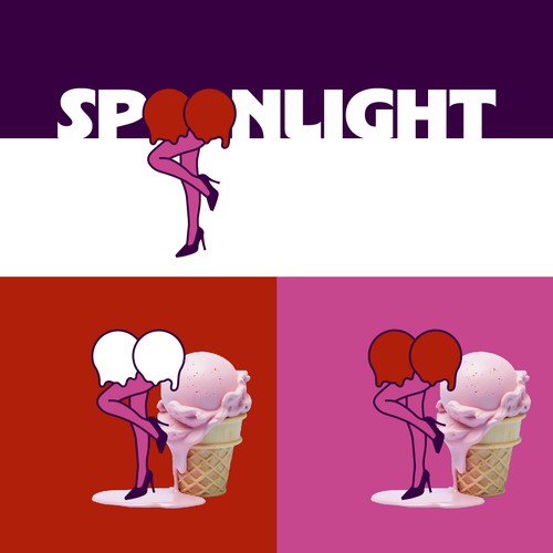 Bold and cheeky ice cream brand launching in AL/GA Design by danicadsgn