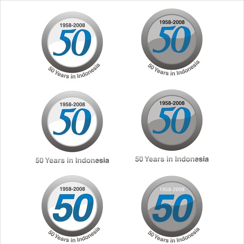 50th Anniversary Logo for Corporate Organisation Réalisé par ideacreative.net