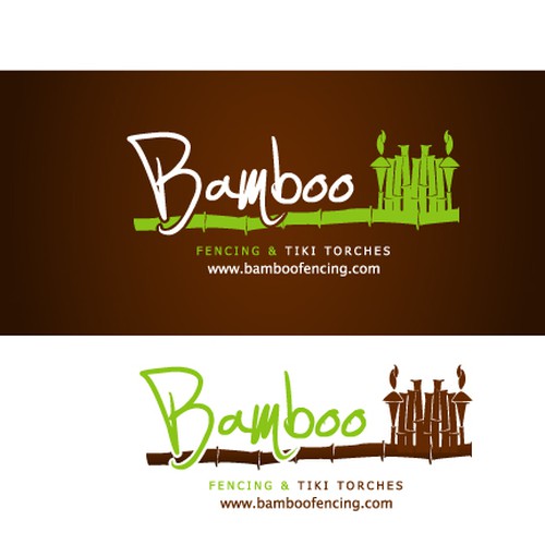 Logo for Bamboo Fencing.com Design by mes