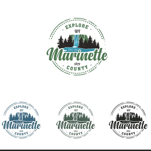 Design a Northwoods style logo with a modern twist Design by megam