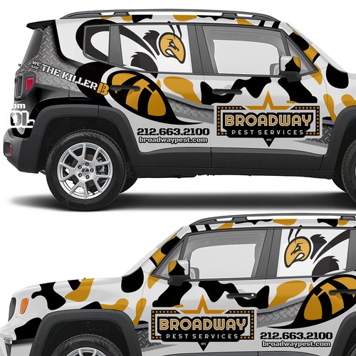 Striking wrap needed for Urban Pest control company Design by Nick T.