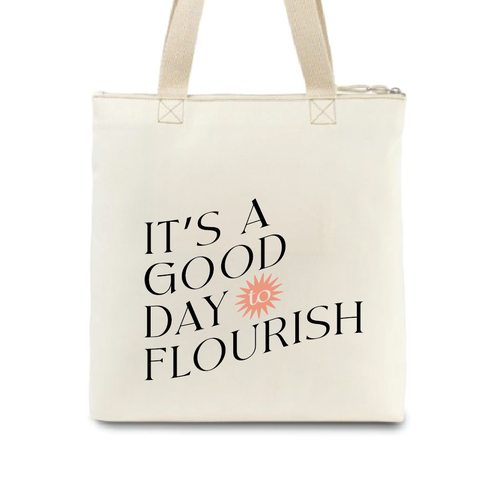 Tote bag design for an in-person event in Florida! Design by nasworked