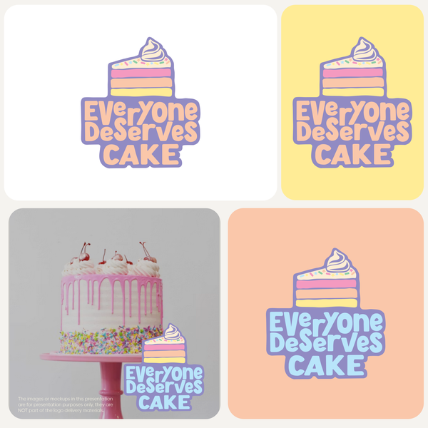 Logo design for Everyone Deserves Cake