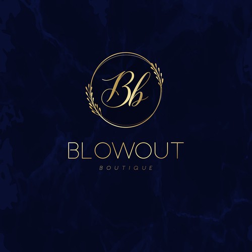 Luxurious logo for a NEW Blow Dry Bar - Hair Salon Design by Neha Shrimal