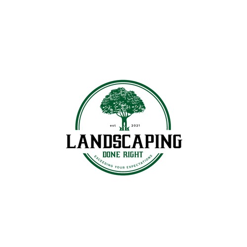 Searching for Clean, Indelible Logo for Landscaping Company Design by Arwen14