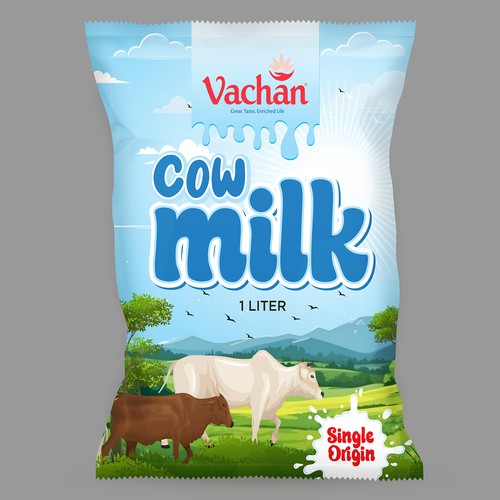 Vachan Cow Milk Design by Moi_Designers