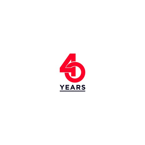 Looking for a modern, expressive 40 years jubilee logo Design by saksenpunoraono