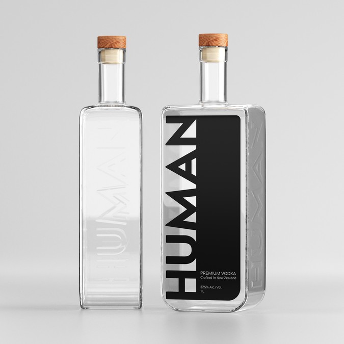 HUMAN Vodka we are all HUMAN Product label contest