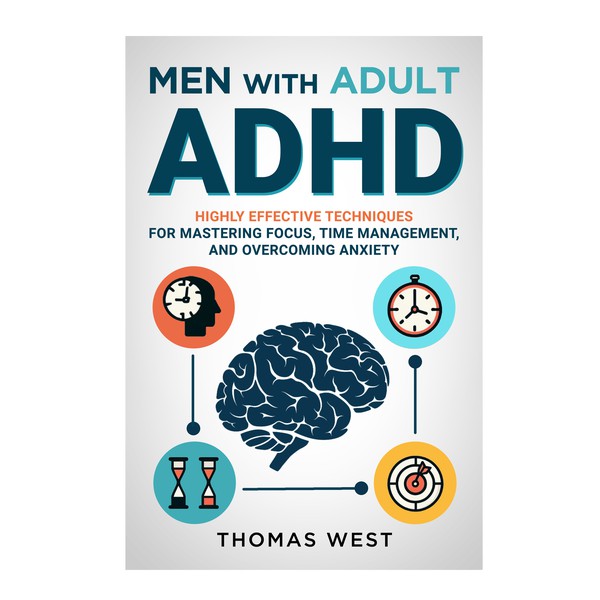 Bold ADHD Book cover design
