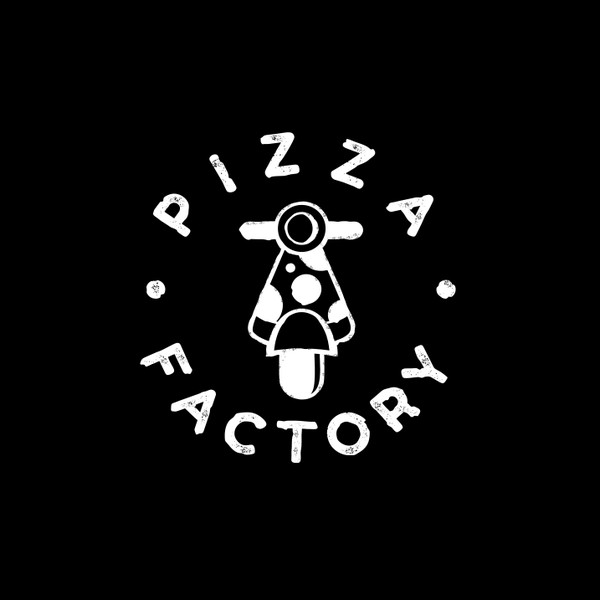 Vintage logo design concept for Pizza Factory