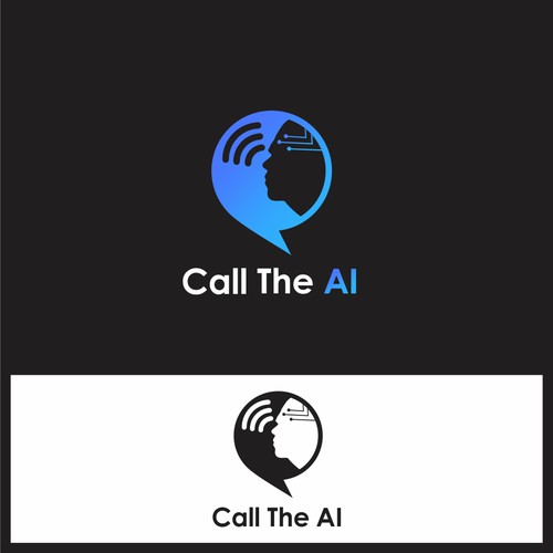 AI Communication Logo Design by afif_rayyan