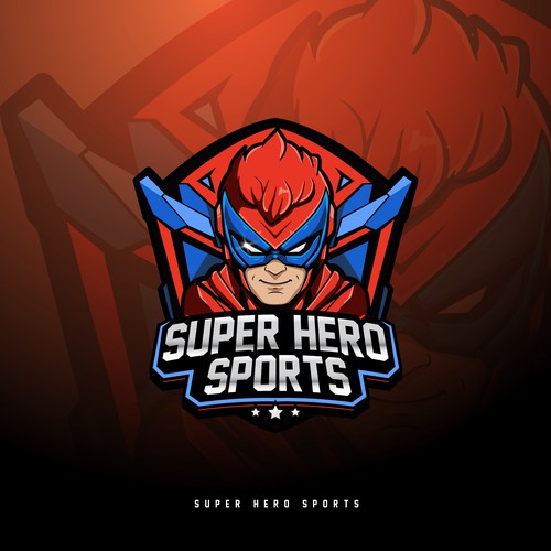 logo for super hero sports leagues Réalisé par boniakbar
